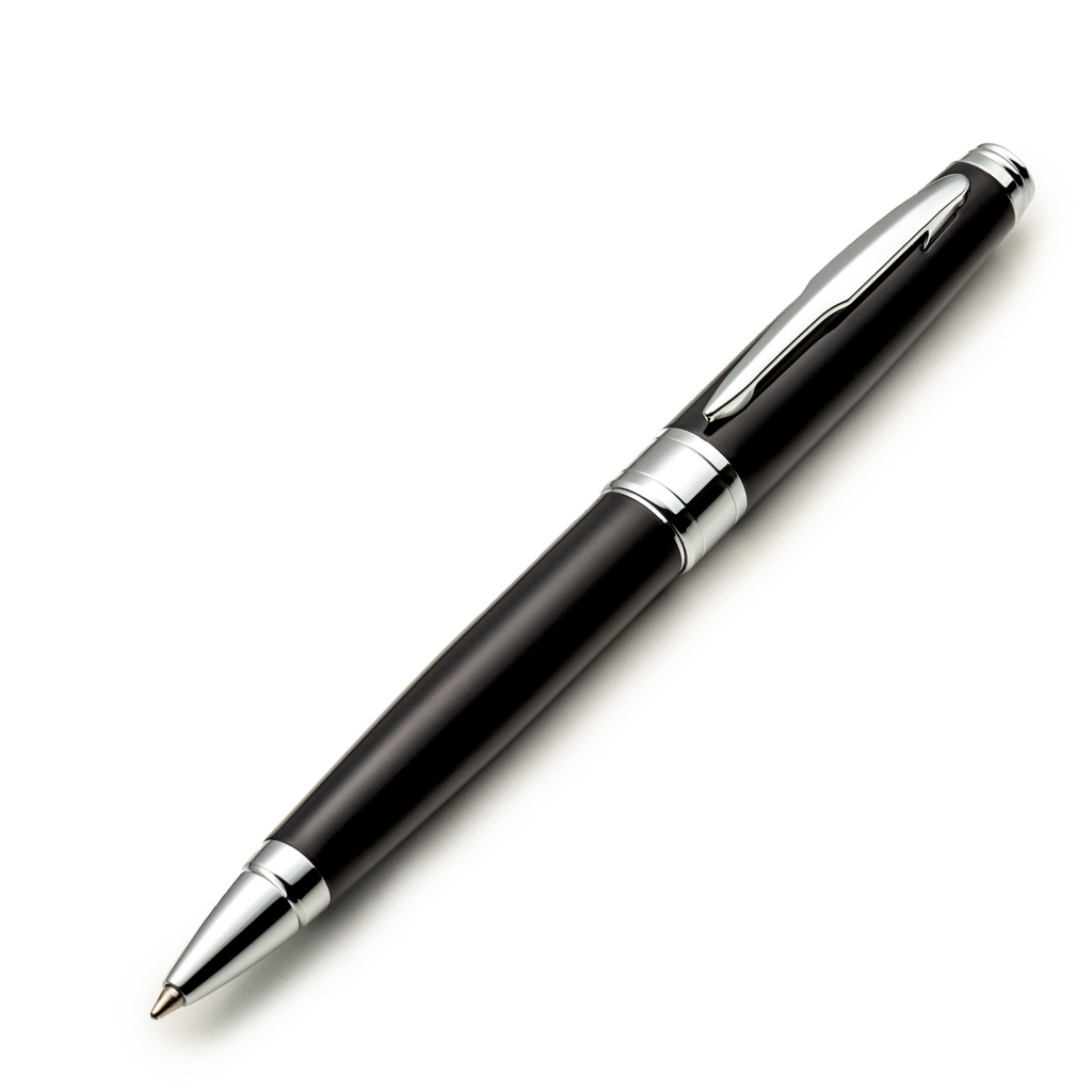 Black Ballpoint Pen Set with Ink Refills