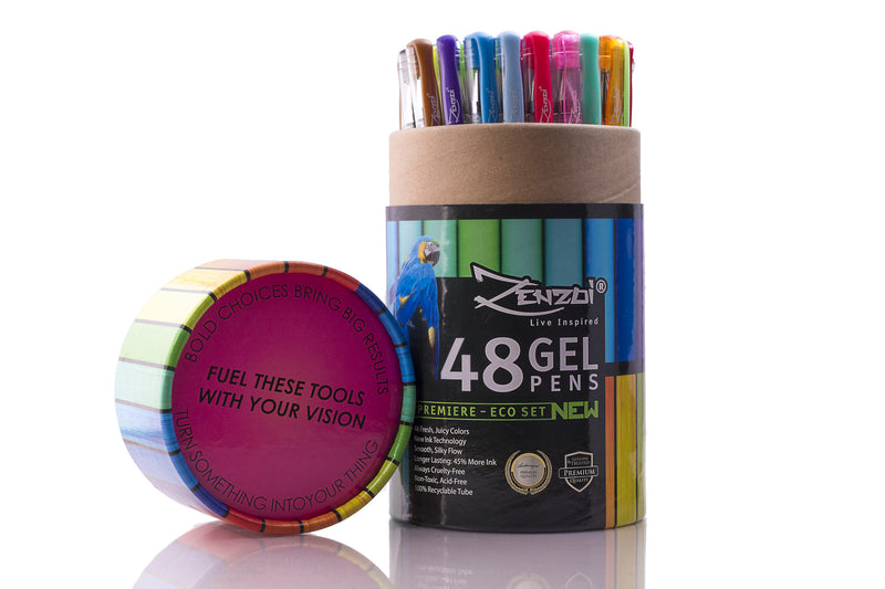 Primrosia 48 Gel Pens for Adult Coloring Book and Bullet Journal
